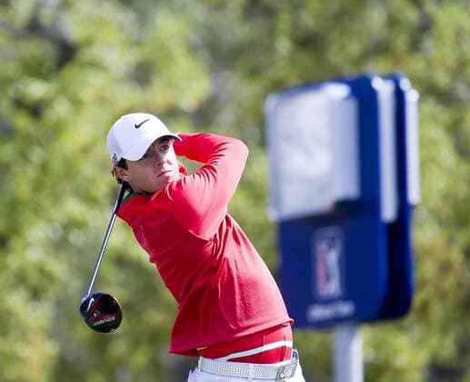 April 6, 2013 - San Antonio, Texas, United States of America - April 06, 2013: Rory McIlroy tees off at the Valero Texas Open held at the AT&T Oaks Course at TPC San Antonio, Texas. PGA Golf Herren 2013: Valero Texas Open APR 06 - ZUMAc04