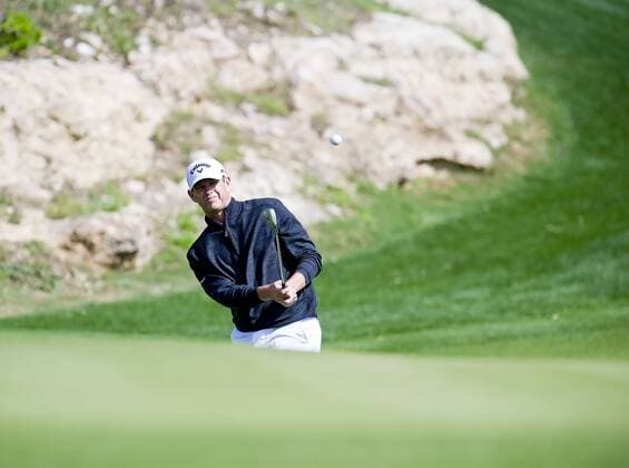 April 6, 2013 - San Antonio, Texas, United States of America - April 06, 2013: Lee Janzen third round action at the Valero Texas Open held at the AT&T Oaks Course at TPC San Antonio, Texas. PGA Golf Herren 2013: Valero Texas Open APR 06 - ZUMAc04
