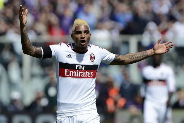Firenze 07 04 2013 - campionato di calcio serie A AC Florenz, ACF Fiorentina - AC Mailand; Kevin Prince Boateng 
