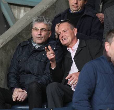 Tottenham Hotspur - FC Everton. 07.04.2013; Paul Gazza Gascoigne, watches the match. 