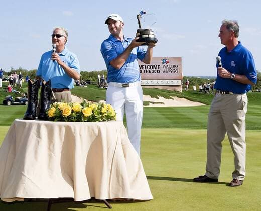 April 7, 2013 - San Antonio, Texas, United States of America - April 07, 2013: Martin Laird takes the final round at the Valero Texas Open held at the AT&T Oaks Course at TPC San Antonio, Texas. PGA Golf Herren 2013: Valero Texas Open APR 07 - ZUMAc04