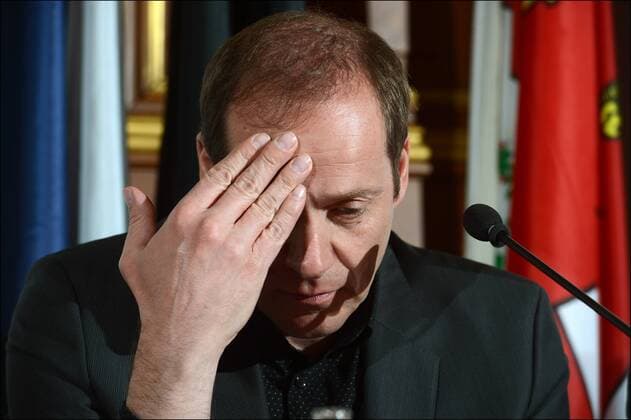 Christian Prudhomme (ASO Director) CYCLISME : Presentation des Classiques ardennaises 2013 - Liege - 09 04 2013 Photonews Panoramic 