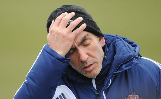 SUNDERLAND TRAINING SESSION Paulo Di Canio - Sunderland manager Â 