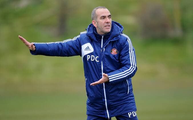 SUNDERLAND TRAINING SESSION Paulo Di Canio - Sunderland manager Â 