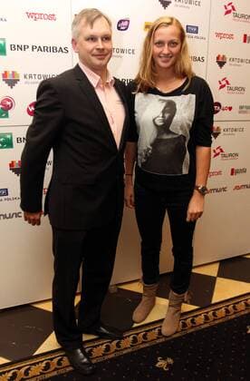 10.04.2013 - Katowice BPN Paribas Open. WTA Tennis Damen Players Party. N Z . Petra Kvitova WTA Tennis Damen Katowice BNP Paribas Open. WTA Tennis Damen PLayers Party -- tennis  130410CHW032