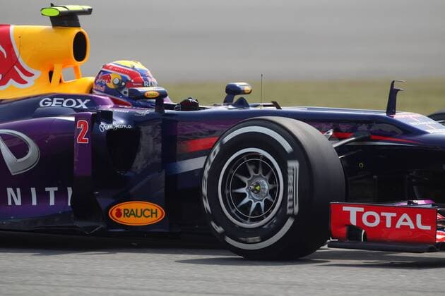 12.04.2013- Free Practice 1, Mark Webber (AUS) Red Bull Racing RB9 