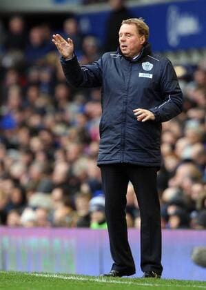 QPR manager Harry Redknapp- Barclays Premier League - FC Everton vs Queens Park Rangers QPR - Goodison Park -Liverpool- 13th April 2013 - EDITORIAL USE ONLY. No use with unauthorised audio, video, data, fixture lists, club league logos or live services. Online in-match use limited to 120 images, no video emulation. No use in betting, games or single club league player publications.