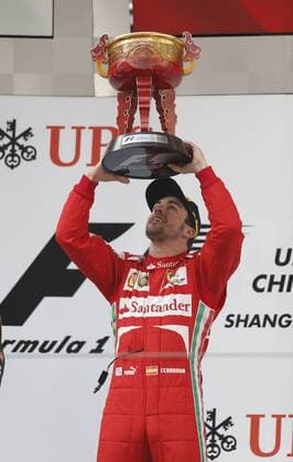 Motorsports: FIA Formula One World Championship 2013, Grand Prix of China, 3 Fernando Alonso (ESP, Scuderia Ferrari), xHOCHxZWEIx