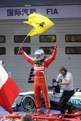 Motorsports: FIA Formula One World Championship 2013, Grand Prix of China, 3 Fernando Alonso (ESP, Scuderia Ferrari), xHOCHxZWEIx
