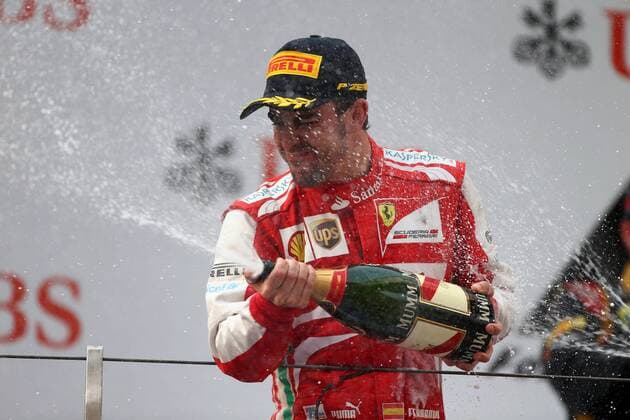 14.04.2013- Race, Fernando Alonso (ESP) Scuderia Ferrari F138 race winner 