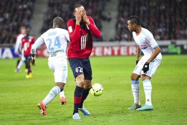 Ronny Rodelin (Losc) FOOT : Lille vs OM - Ligue 1 - 14 04 2013 JBAutissier Panoramic 