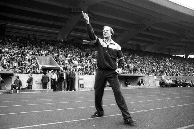 Trainer Helmut Benthaus (VfB Stuttgart)