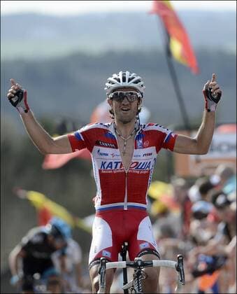 Daniel Moreno Fernandez (ESP) from Katusha Team CYCLISME : La Fleche Wallonne - 17 04 2013 Photonews Panoramic 