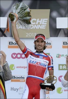 Daniel Moreno Fernandez (ESP) from Katusha Team CYCLISME : La Fleche Wallonne - 17 04 2013 Photonews Panoramic 