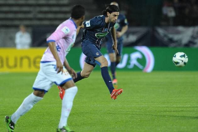 Javier Pastore (psg) FOOTBALL : Evian Thonon Gaillard vs Paris Saint Germain - 1 4 de finale Coupe de France - 17 04 2013 FredericChambert Panoramic 