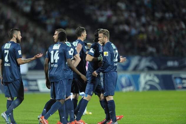 Javier Pastore (psg) FOOTBALL : Evian Thonon Gaillard vs Paris Saint Germain - 1 4 de finale Coupe de France - 17 04 2013 FredericChambert Panoramic 