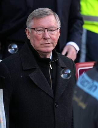 Manchester United s Sir Alex Ferguson looks on..West Ham United v Manchester United (ManU) - Barclays Premier League - EDITORIAL USE ONLY. No use with unauthorised audio, video, data, fixture lists, club league logos or live services. Online in-match use limited to 120 images, no video emulation. No use in betting, games or single club league player publications.