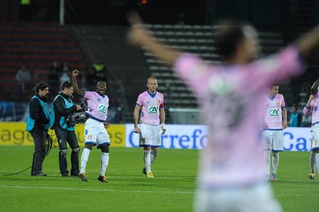 FOOTBALL : Evian Thonon Gaillard vs Paris Saint Germain - 1 4 de finale Coupe de France - 17 04 2013 FredericChambert Panoramic 