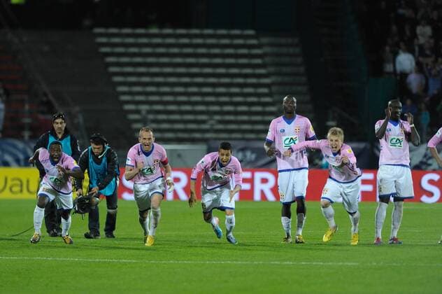 FOOTBALL : Evian Thonon Gaillard vs Paris Saint Germain - 1 4 de finale Coupe de France - 17 04 2013 FredericChambert Panoramic 