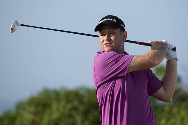 VALENCIA, SPAIN - APRIL 18: Alastair Forsyth of England in action during the Open de Espana 2013 at Parador de El Saler on April 18, 2013 in Valencia, Spain (Photo by Aitor Alcalde Colomer). 