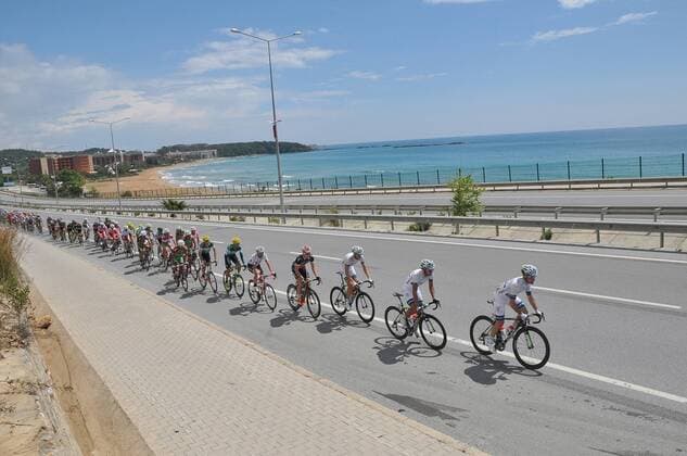 49. Presidential Cycling Tour of Turkey 2013 2. Stage: Alanya - Antalya 150 km, Alanya, Antalya ,Turkey. 22.04.2013 - 