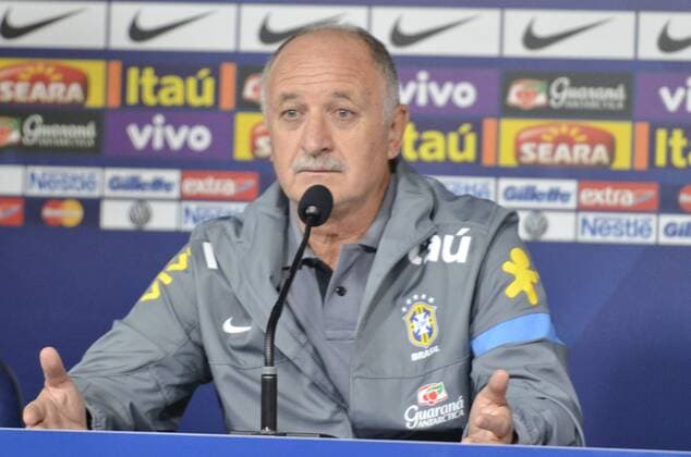 Pressekonferenz mit Nationaltrainer Luiz Felipe Scolari (Brasilien), Belo Horizonte x(2203)xDanielxOliveirax  (15990) Treino do Brasil