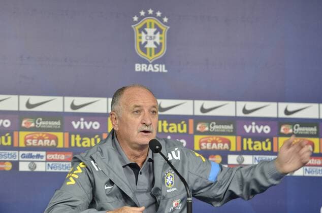 Pressekonferenz mit Nationaltrainer Luiz Felipe Scolari (Brasilien), Belo Horizonte x(2203)xDanielxOliveirax  (15990) Treino do Brasil