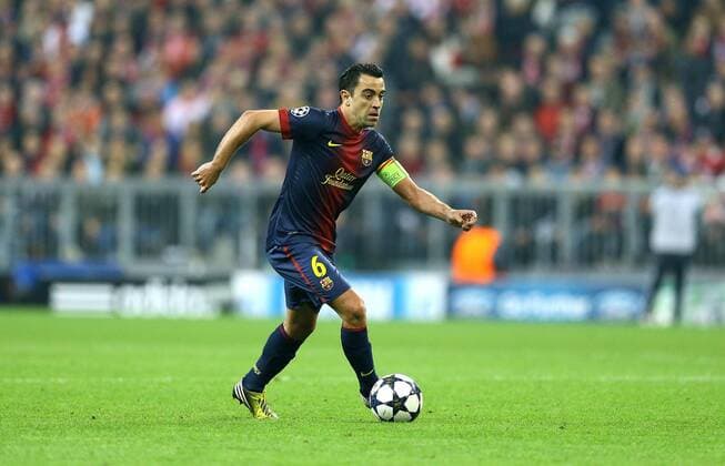 Foto .... Xavi Hernandez - Barcelona Fussball - Championsleague am Di. 23.04.2013 Halbfinale, Bayern München - CF Barcelona 4 - 0