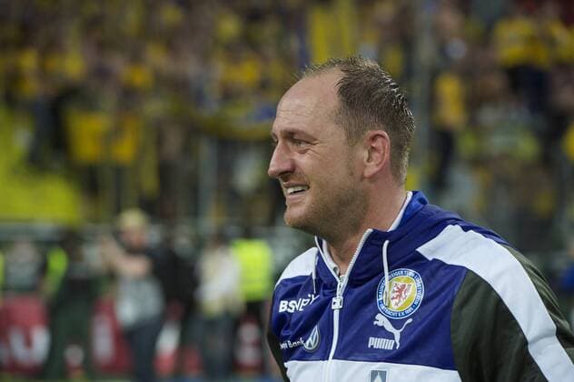 Torsten Lieberknecht, Trainer (Eintracht Braunschweig) FC Ingolstadt 04 vs Eintracht Braunschweig), , Sport, Ballsport, Fussball, Bundesliga 2, Ingolstadt, Audi Sportpark,
