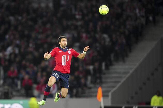 Marco Basa (Lille) FOOTBALL : Lille vs Sochaux - Ligue 1 - 26 04 2013 JBAutissier Panoramic 