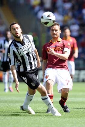 Francesco Totti Roma.28 04 2013 Roma.Stadio Olimpico.Football Calcio 2012 2013 .Campionato di Calcio Serie A. AS Roma vs AC Siena . AntoniettaxBaldassarre