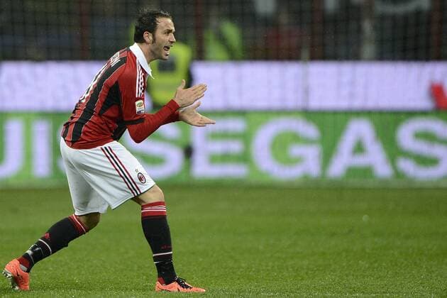 Gc Milano 28 04 2013 - campionato di calcio serie A AC Mailand vs Catania Calcio: Giampaolo Pazzini 