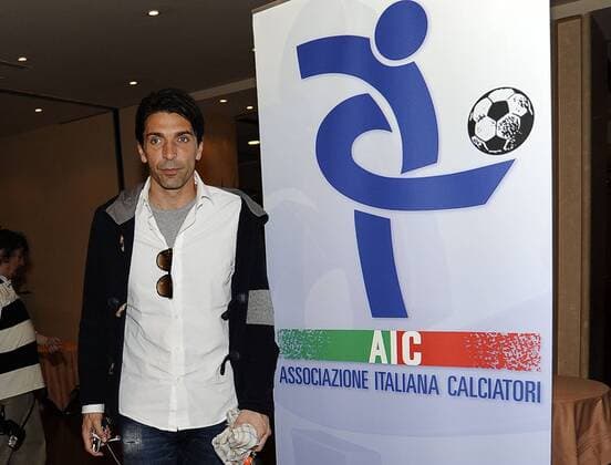 Db Milano 29 04 2013 - Generalversammlung der Spielergewerkschaft AIC Gianluigi Buffon 