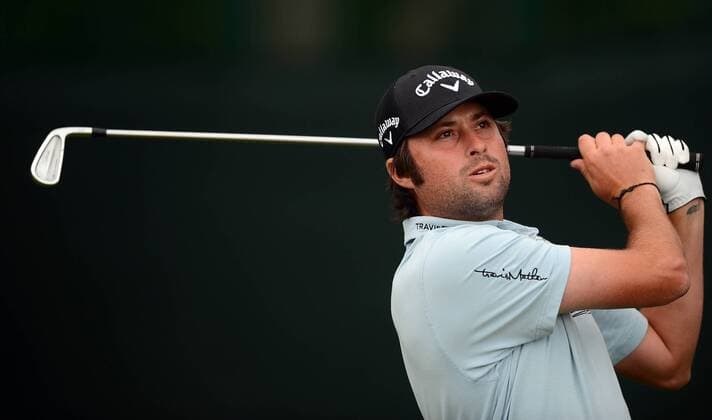May 2, 2013 - Charlotte, NC, USA - Nate Smith watches his shot from the 17th tee during the first round of the Wells Fargo Championship at Quail Hollow Club in Charlotte, North Carolina, on Thursday, May 2, 2013. WELLS FARGO PGA Golf Herren EVENT - ZUMAm67