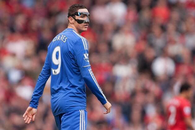 Football - 2012 2013 Premier League - Manchester United vs. Chelsea Fernando Torres of Chelsea at Old Trafford 
