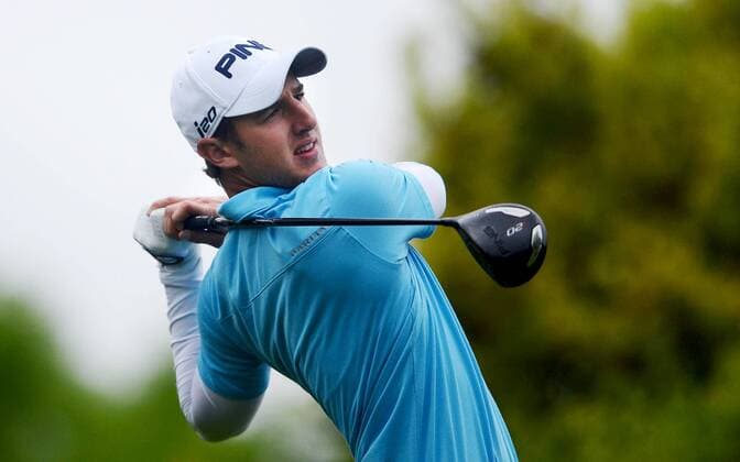 May 5, 2013 - Charlotte, NC, USA - Derek Ernst hits from the 17th tee during the final round of the Wells Fargo Championship at Quail Hollow Club in Charlotte, North Carolina, Sunday, May 5, 2013. WELLS FARGO PGA Golf Herren TOURNAMENT - ZUMAm67