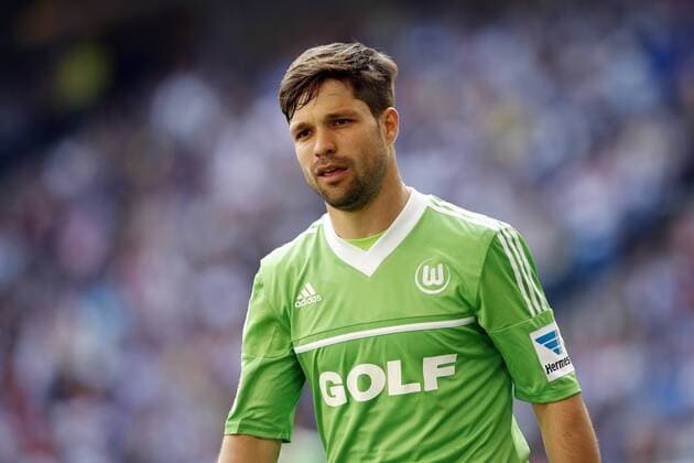 Hamburg, 5. Mai 2013 - Fußball, 1. Bundesliga 2012 13, Hamburger SV - VfL Wolfsburg: Diego Ribas da Cunha (VfL Wolfsburg, 10)