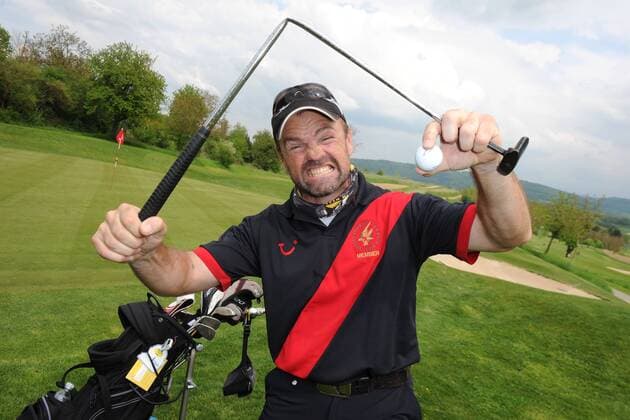 Der ehemalige Box-Profi Sven Ottke anläßlich des Eagles Charity Golf Turnier Europapark am 06.05.2013 in Herbolzheim-Tutschfelden.