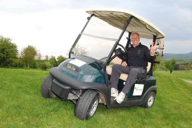 Der ehemalige Fußball-Profi Franz Roth anläßlich des Eagles Charity Golf Turnier Europapark am 06.05.2013 in Herbolzheim-Tutschfelden.