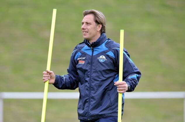 07-05-2013 pmk MU127360 Fussball Herren 2.Bundesliga Saison 2012 2013 SC Paderborn Neuer Trainer Rene MÜLLER -Trainer- Paderborn