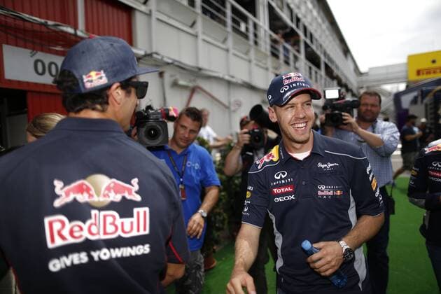 Motorsports: FIA Formula One World Championship 2013, Grand Prix of Barcelona, 1 Sebastian Vettel (GER, Infiniti Red Bull Racing), xHOCHxZWEIx