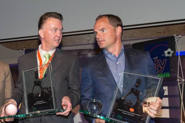 (L-R) Louis van Gaal of bondscoach Nederlands elftal, Frank de Boer of Ajax Amsterdam. Rinus Michels awards 2013 Zwolle 2012 2013 xVIxPhotoPressxImages PedroxSluiterxIVx 1543472