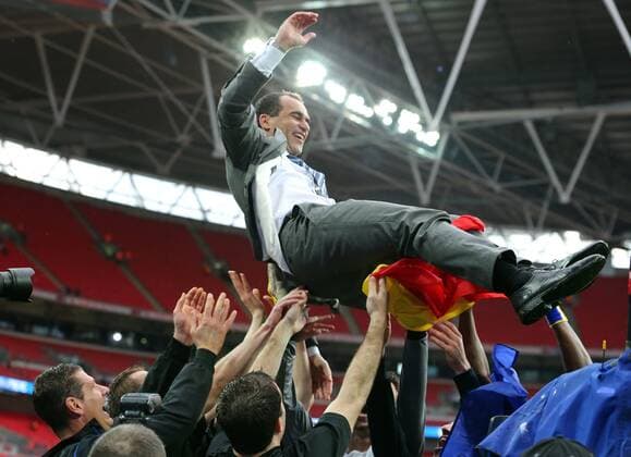 11.05.2013 London, England. Roberto Martinez manager of Wigan Athletic after the FA Cup Final between Wigan Athletic and Manchester City from Wembley Stadium. xKieranxGalvinx  ActionPlus20146526