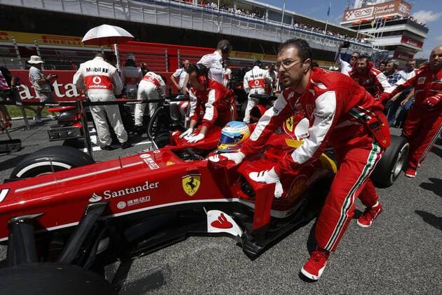 Motorsports: FIA Formula One World Championship 2013, Grand Prix of Spain, 3 Fernando Alonso (ESP, Scuderia Ferrari), xHOCHxZWEIx