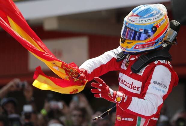 Motorsports: FIA Formula One World Championship 2013, Grand Prix of Spain, 3 Fernando Alonso (ESP, Scuderia Ferrari), xHOCHxZWEIx