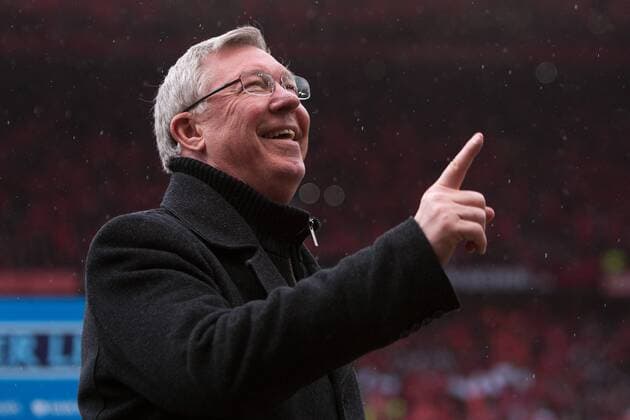 Football - Premier League 2012 2013 - Manchester United - Alex Ferguson, manager of Manchester United at Old Trafford 