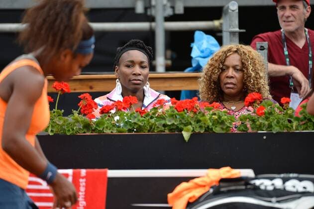 IPP20130516 Tennis: Internazionali BNL d Italia, Venus William, Serena Williams und Mutter Oracene xHOCHxZWEIx xItalyxPhotoxPressx 
