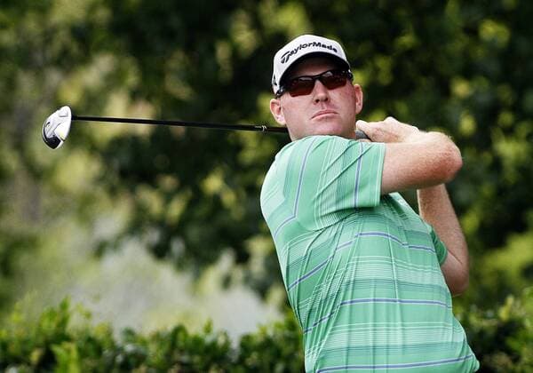 16 MAY 2013: Troy Matteson on the 1st tee during the first round of the HP Byron Nelson Championship played at TPC Las Colinas Four Season Resort in Irving, TX. GOLF: MAY 16 PGA Golf Herren - HP Byron Nelson Championship - First Round Icon1305160908 EDITORIAL USE ONLY