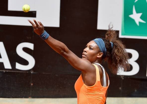 May 17, 2013 - Rome, Lazio, Italy - Rome, Italy -Williams Serena (USA) during Internazionali BNL d Italian Quarter-finals at the Foro Italico in Rome Tennis 2013 Serena Williams (USA) vs Carla Suarez Navarro (ESP) 6 2 - 6 0  - ZUMAc12