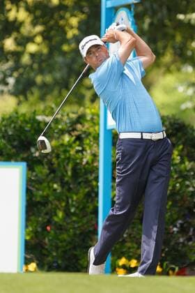 May 17, 2013: Ryan Palmer tees off on 1 during the second round of the HP Byron Nelson Championship played at the TPC Four Seasons Resort in Irving, TX. GOLF: MAY 17 PGA Golf Herren - HP Byron Nelson Championship - Second Round Icon1305171692 EDITORIAL USE ONLY